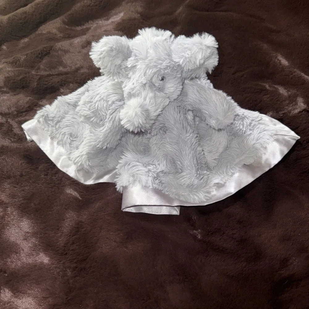 Cloud Island  Gray Elephant Baby Blanket Satin Target‎ Security Lovey